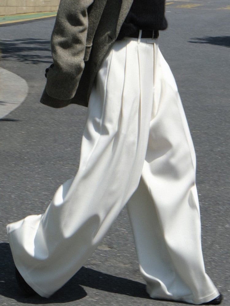 Classy Elegance Luxe Pleated Wide Leg Pants